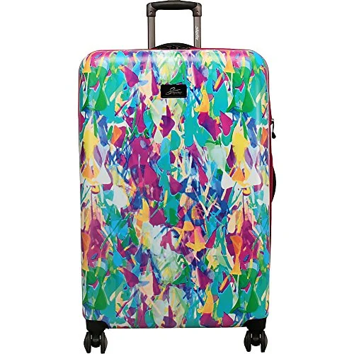 wild suitcase for adventure journeys -Skyway Haven 28-Spinner Upright Suitcase, Festive Shade