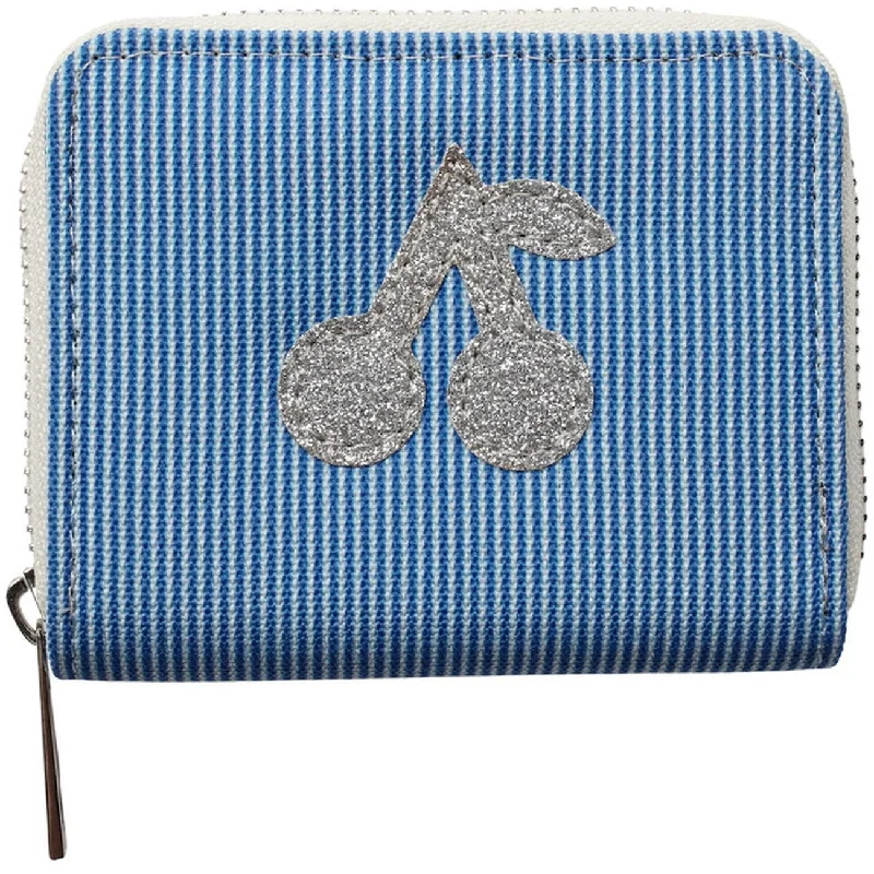 Spacious white purses & wallets-Sofie Schnoor Blue Striped Wallet