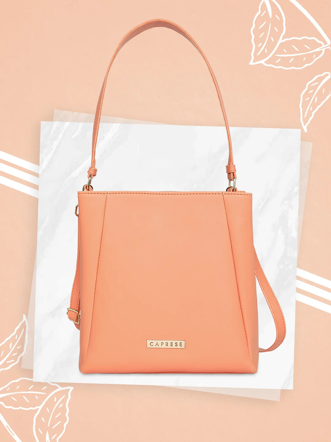 Mini sapphire crossbody bag-Caprese Margate Satchel Small Coral Handbag