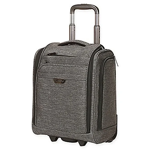 lavish suitcase for rich vacations -The grey Ricardo Beverly Hills Malibu Bay Rolling underseater spinner luggage