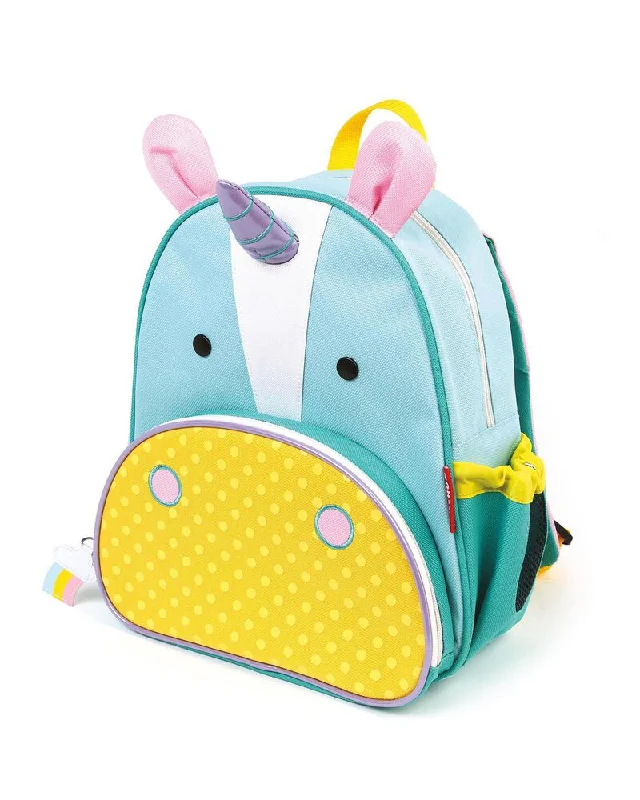 plush backpack for plush travel -Skip Hop - Zoo Little Kid Backpack - Unicorn