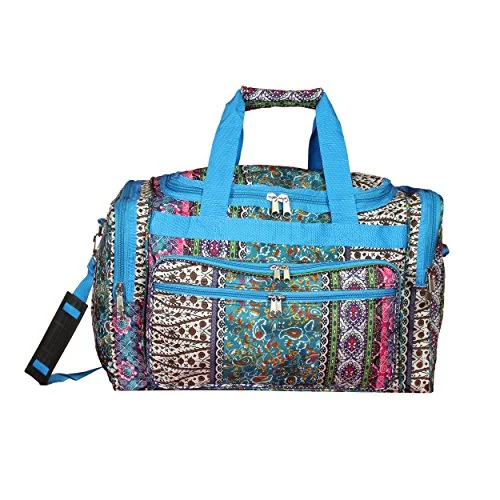 New Balance duffel bags for fitness -World Traveler 19" Duffle Duffel Bag, Bohemian Blue, One Size