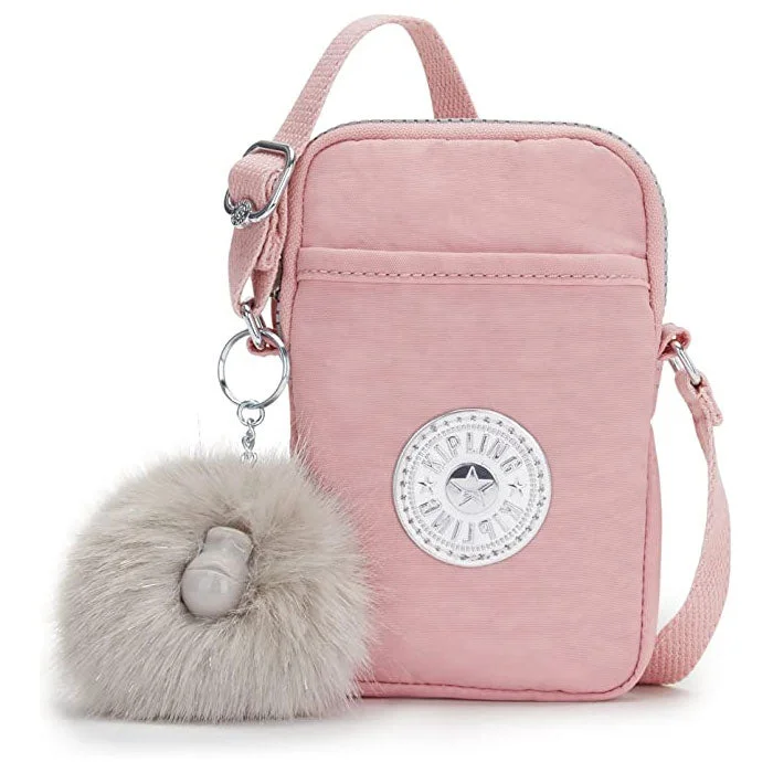 Compact grey crossbody bag-Kipling Tally Solid Crossbody Phone Bag