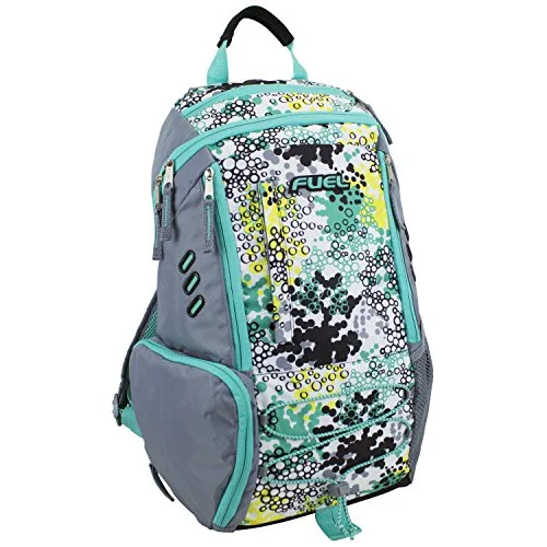 light backpack for simple hikes -Fuel Extreme Backpack, Turquoise/Dot Burst