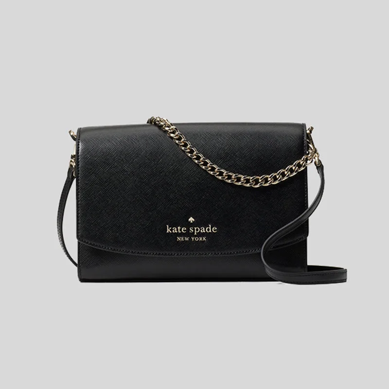 Waterproof beach crossbody bag-Kate Spade Carson Convertible Crossbody Bag Black RS-wkr00119