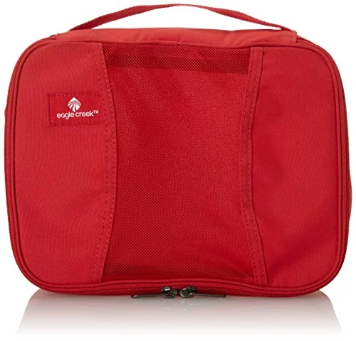 clean suitcase for simple design -Eagle Creek Travel Gear Luggage Pack-it Half Cube, Red Fire