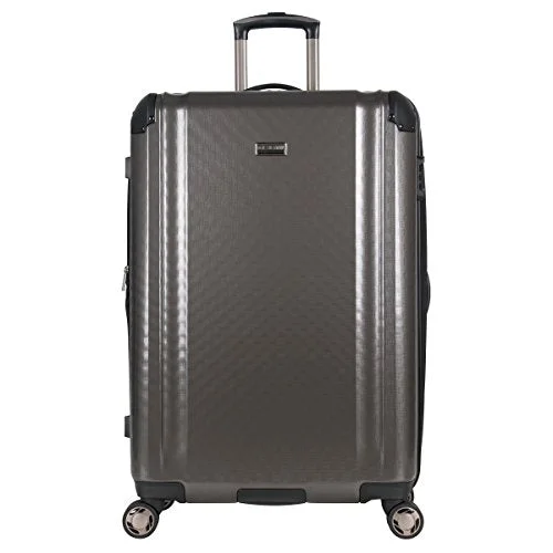 old suitcase for retro travel -Ben Sherman 28" Pap Expandable 8-Wheel Luggage Upright, Charcoal