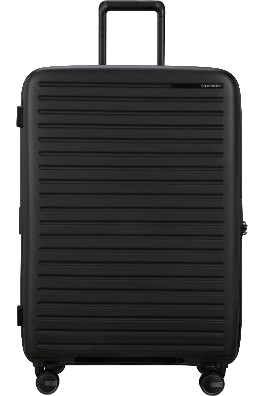 plush suitcase for rich travel -Samsonite Upscape Spinner 75 Large Suitcase with expansion